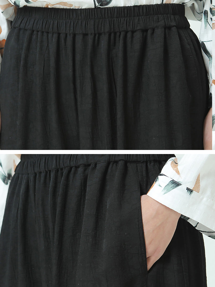 Plus Size Women Spring Loose Lantern Pants