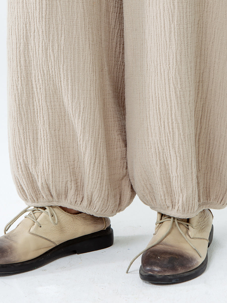 Plus Size Cotton Linen Pocket Pants